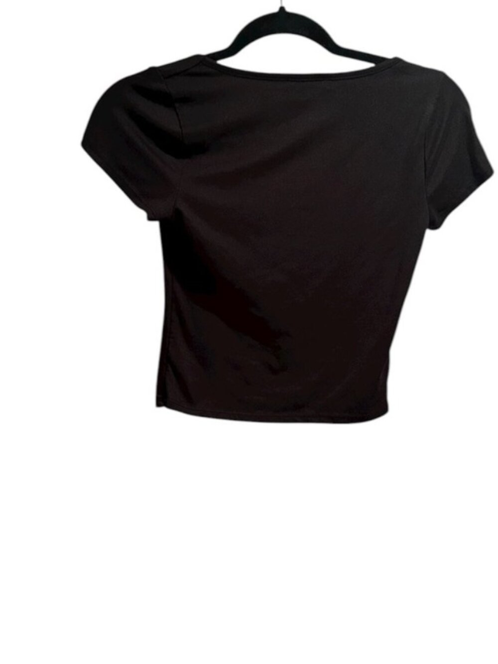 Black Crop Top - Picture 2 of 2